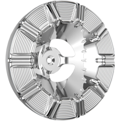 PartzBiz HD AN601-001 - Arlen Ness 601-001 ฝาครอบเครื่องฟอกอากาศ Chrome 10-Gauge Velocity