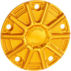 PartzBiz HD AN700-028 - Arlen Ness 700-028 10-Gauge Point Cover Gold Harley Twin Cam 99-17 0940-1919 09401919 electra road street glide king fat boy bob heritage deluxe touring softail