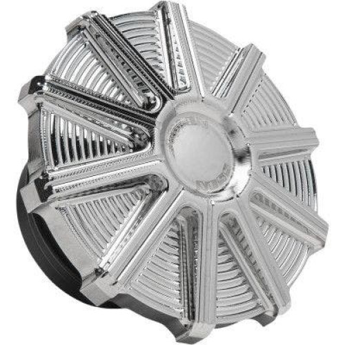 PartzBiz HD: 4424007-Arlen Ness 701-001 10 Gauge Gas Cap Chrome Harley FLH FLS FXD XL 93-20 ดีที่สุดสำหรับ 0703-0847 07030847
