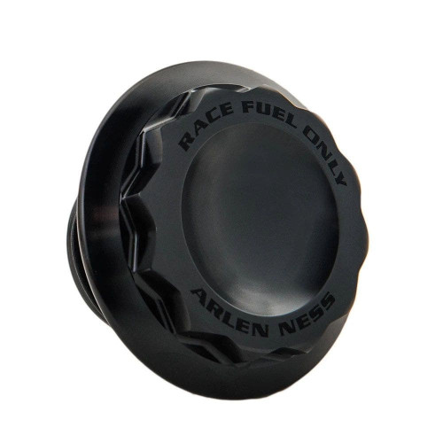 PartzBiz HD: 4424015-Arlen Ness 701-010 ฝาปิดแก๊ส 12 จุด สีดำ Harley Big Twin Vented 97-Up