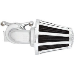 PartzBiz HD AN81-030 - Arlen Ness 81-030 Chrome Aluminium 10 Gauge Monster Sucker เครื่องฟอกอากาศ Harley M8