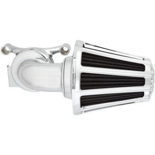 PartzBiz HD: 4424020-Arlen Ness 81-030 Chrome Aluminum 10 Gauge Monster Sucker Air Cleaner Harley M8