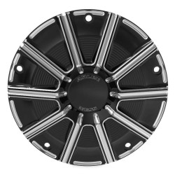 PartzBiz HD AN03-340 - ฝาครอบ Arlen Ness Tech 03-340 สีดำ 10 เกจ 5 รู Derby Harley FLH/T 16-18 | 03-340 PartzBiz HD AN03-340 - ฝาครอบ Arlen Ness Tech 03-340 สีดำ 10 เกจ 5 รู Derby Harley FLH/T 16-18 | 03-340