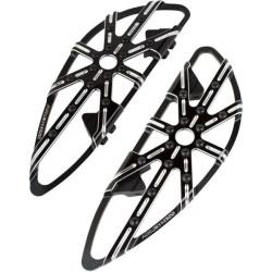 PartzBiz HD AN410-005 - Arlen Ness Black 10 Gauge Adjustable Floorboards Driver Harley Softail 18-20 PartzBiz HD AN410-005 - Arlen Ness Black 10 Gauge Adjustable Floorboards Driver Harley Softail 18-20
