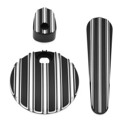 PartzBiz HD AN91-136 - Arlen Ness Black 10 Gauge Dash Accessory Pack ระบบจุดระเบิด Fuel Door Dash 08-13 | 91-136 PartzBiz HD AN91-136 - Arlen Ness Black 10 Gauge Dash Accessory Pack ระบบจุดระเบิด Fuel Door Dash 08-13 | 91-136