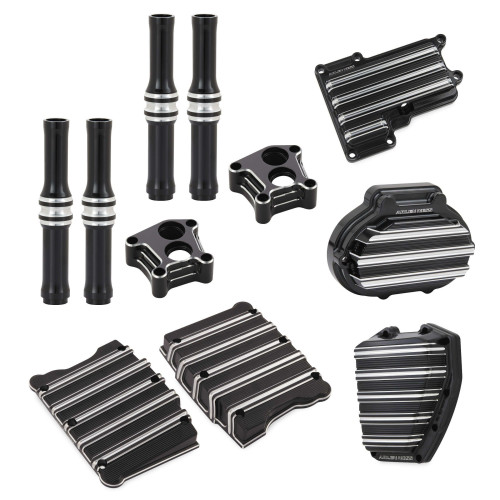 PartzBiz HD: 4423961-Arlen Ness Black 10 Gauge มอเตอร์เกียร์ แพ็คเกจฝาครอบเครื่องยนต์ไฮดรอลิก | 91-120 PartzBiz HD: 4423961-Arlen Ness Black 10 Gauge มอเตอร์เกียร์ แพ็คเกจฝาครอบเครื่องยนต์ไฮดรอลิก | 91-120