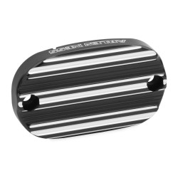 PartzBiz HD AN03-231 - Arlen Ness Black 10 Gauge Rear Brake Master Cylinder Cover 05-07 FLH 06-16 ST  | 03-231
