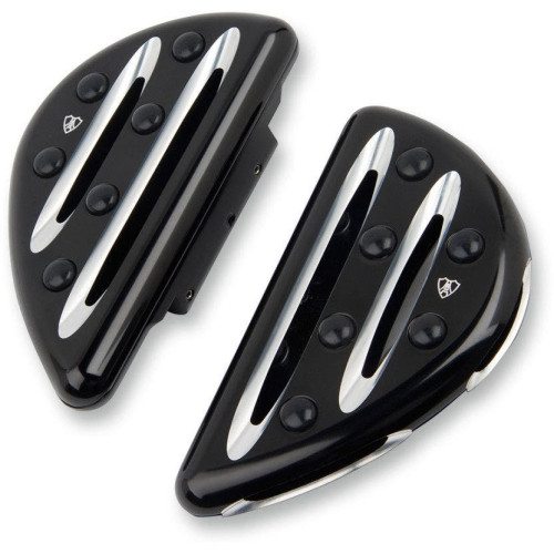 PartzBiz HD: 4423932-Arlen Ness Black Anodized Deep Cut Rear Passenger Floorboards for Harley 93-17 | 06-867