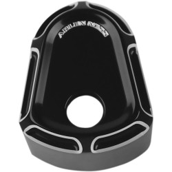 PartzBiz HD AN04-189 - Arlen Ness Black Beveled Ignition Switch Cover for Harley 14-15 FLH/X | 04-189