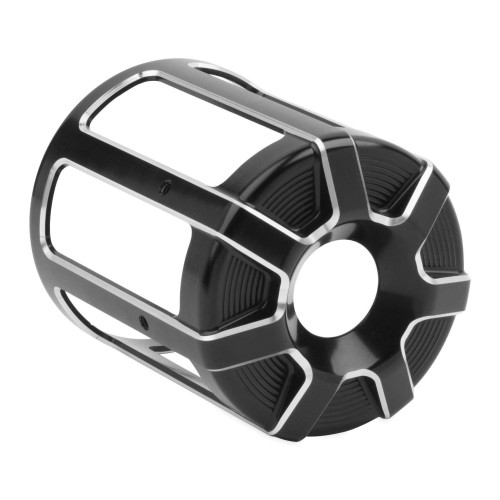 PartzBiz HD: 4423919-ฝาครอบกรองน้ำมัน Arlen Ness Black Beveled สำหรับรุ่น Harley Twin Cam | 03-484 PartzBiz HD: 4423919-ฝาครอบกรองน้ำมัน Arlen Ness Black Beveled สำหรับรุ่น Harley Twin Cam | 03-484