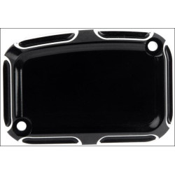 PartzBiz HD AN03-410 - Arlen Ness Black Beveled Rear Brake Master Cylinder Cover 05-07 FLH 06-16 ST  | 03-410