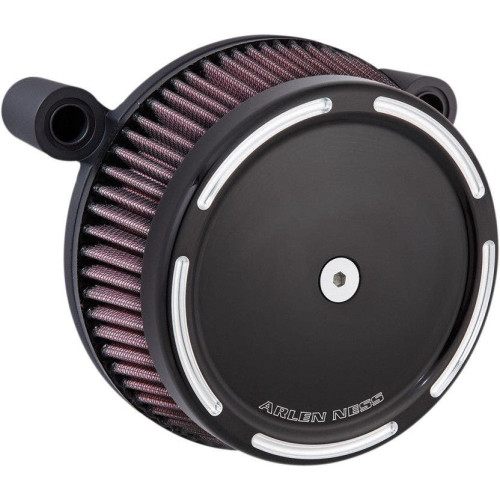 PartzBiz HD: 4423900-Arlen Ness Black Big Sucker Stage I Air Cleaner w/ Slot Track Cover M8 17-18 | 18-308 PartzBiz HD: 4423900-Arlen Ness Black Big Sucker Stage I Air Cleaner w/ Slot Track Cover M8 17-18 | 18-308