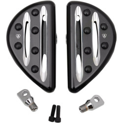 PartzBiz HD AN06-834 - Arlen Ness Black Deep Cut Universal Male Mount Passenger Floorboards for Harley 06-834 PartzBiz HD AN06-834 - Arlen Ness Black Deep Cut Universal Male Mount Passenger Floorboards for Harley 06-834
