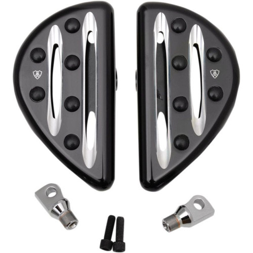 PartzBiz HD: 4423853-Arlen Ness Black Deep Cut Universal Male Mount Passenger Floorboards for Harley 06-834 PartzBiz HD: 4423853-Arlen Ness Black Deep Cut Universal Male Mount Passenger Floorboards for Harley 06-834