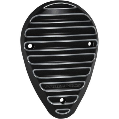 PartzBiz HD: 4423856-Arlen Ness Black Finned Horn Cover Cover Indian w/ 111" Thunderstroke Engine | I-1232