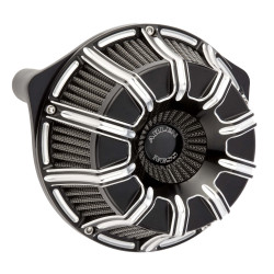 PartzBiz HD AN18-945 - Arlen Ness Black Inverted Series 10-Gauge Stage 1 เครื่องฟอกอากาศ Harley XL 91-15 | 18-945
