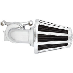 PartzBiz HD AN81-027 - Arlen Ness Chrome 10 Gauge Monster Sucker เครื่องฟอกอากาศ Harley Touring TBW 08-16 | 81-027