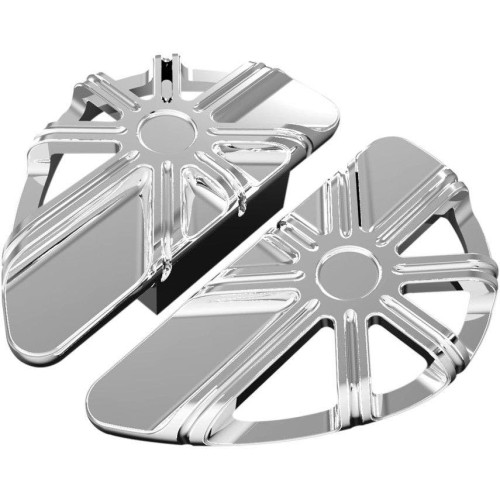 PartzBiz HD: 4423757-Arlen Ness Chrome 10 Gauge Passenger Rear Floorboards for Harley FLH ST FLD | 06-862