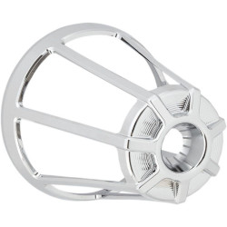 PartzBiz HD AN81-105 - ฝาครอบ Arlen Ness Chrome Beveled สำหรับเครื่องดูดฝุ่น Monster Sucker Harley | 81-105 PartzBiz HD AN81-105 - ฝาครอบ Arlen Ness Chrome Beveled สำหรับเครื่องดูดฝุ่น Monster Sucker Harley | 81-105