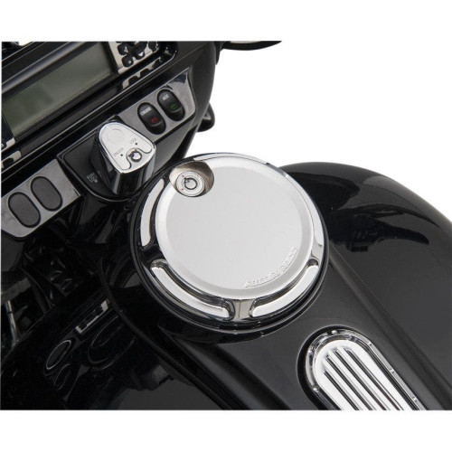 PartzBiz HD: 4423735-Arlen Ness Beveled Fuel Gas Door Chrome for Harley FLT FLHT 08-15 | 04-160 PartzBiz HD: 4423735-Arlen Ness Beveled Fuel Gas Door Chrome for Harley FLT FLHT 08-15 | 04-160