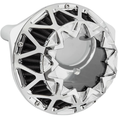 PartzBiz HD: 4423729-Arlen Ness Chrome Crossfire Performance Intake Air Cleaner Harley XL 91-Up
