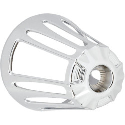 PartzBiz HD AN81-103 - ฝาครอบ Arlen Ness Chrome Deep Cut สำหรับเครื่องฟอกอากาศ Monster Sucker Harley | 81-103 PartzBiz HD AN81-103 - ฝาครอบ Arlen Ness Chrome Deep Cut สำหรับเครื่องฟอกอากาศ Monster Sucker Harley | 81-103