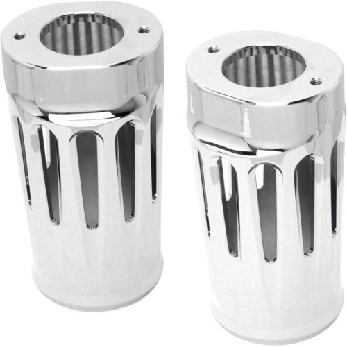 PartzBiz HD: 4423698-Arlen Ness Chrome Deep Cut Upper Fork Boot Slider Covers สำหรับ Harley 86-15 FLST | 20-023 PartzBiz HD: 4423698-Arlen Ness Chrome Deep Cut Upper Fork Boot Slider Covers สำหรับ Harley 86-15 FLST | 20-023