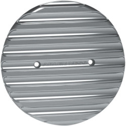 PartzBiz HD ANI-1177 - Arlen Ness Chrome Finned 2 Hole Derby Cover อินเดียน พร้อมเครื่องยนต์ Thunderสโตรก 111” | I-1177 Billet CNC อลูมิเนียม Chief Chieftain Roadmaster Springfield Vintage Dark Horse Classic Elite เปลี่ยนมอเตอร์เกียร์อัพเกรด 0940-1667 263913