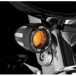 PartzBiz HD AN12-765 - Arlen Ness 12-765 สีดำ Deep Cut Amber เลนส์ไฟเลี้ยว & LED Trim แหวน Harley 2040-0838 20400838 262824 PartzBiz HD AN12-765 - Arlen Ness 12-765 สีดำ Deep Cut Amber เลนส์ไฟเลี้ยว & LED Trim แหวน Harley 2040-0838 20400838 262824