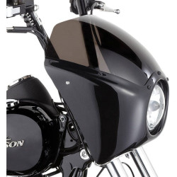 PartzBiz HD AN06-033 - Arlen Ness Direct Bolt On Cafe Fairing พลาสติก ABS สีดำเงา Harley FXD | 06-033