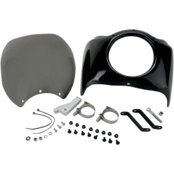 PartzBiz HD AN06-035 - Arlen Ness Direct Bolt On Cafe Fairing Kit พลาสติก ABS สำหรับ Harley Dyna 06-Up | 06-035