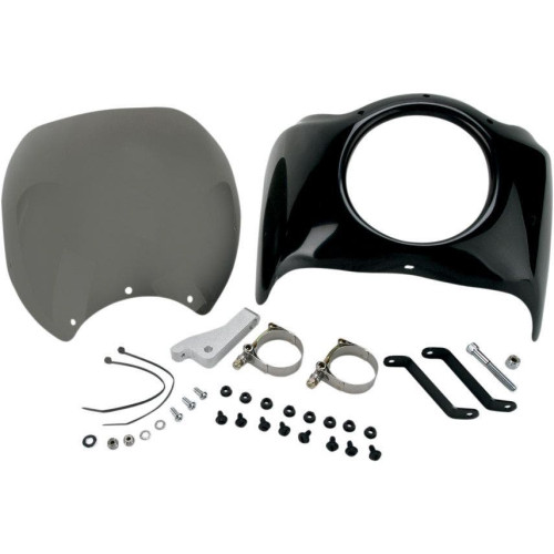 PartzBiz HD: 4423588-Arlen Ness Direct Bolt On Cafe Fairing Kit พลาสติก ABS สำหรับ Harley Dyna 06-Up | 06-035