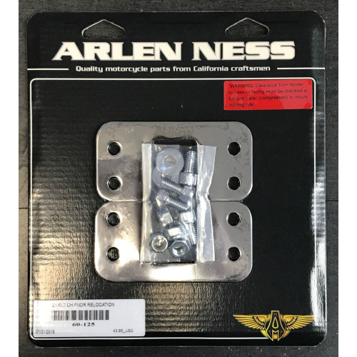 PartzBiz HD: 4423578-Arlen Ness Hot Legs Chrome Front Fender Lift Brackets 21 ” ล้อฮาร์เลย์ 14-18 PartzBiz HD: 4423578-Arlen Ness Hot Legs Chrome Front Fender Lift Brackets 21 ” ล้อฮาร์เลย์ 14-18