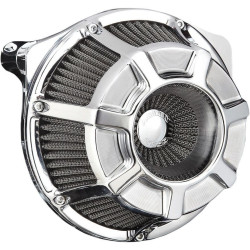 PartzBiz HD AN18-936 - Arlen Ness เครื่องฟอกอากาศ Inverted Bevelled Chrome Stage 1 Harley XL 91-15 | 18-936