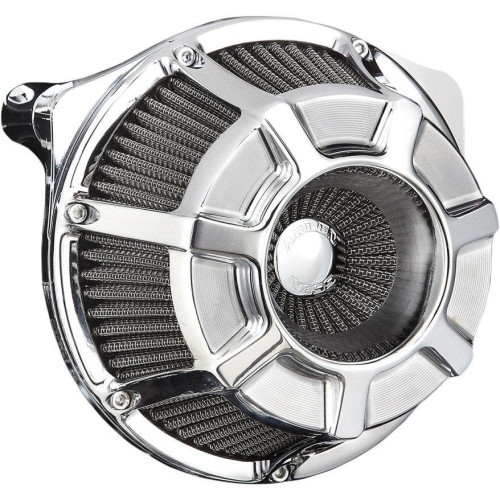 PartzBiz HD: 4423554-Arlen Ness Inverted Bevelled Chrome Stage 1 Air Cleaner Harley XL 91-15 | 18-936