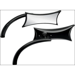 PartzBiz HD AN13-418 - กระจกมองข้างซ้าย Arlen Ness Micro Black Four Point Harley or Metric EACH | 13-418 PartzBiz HD AN13-418 - กระจกมองข้างซ้าย Arlen Ness Micro Black Four Point Harley or Metric EACH | 13-418