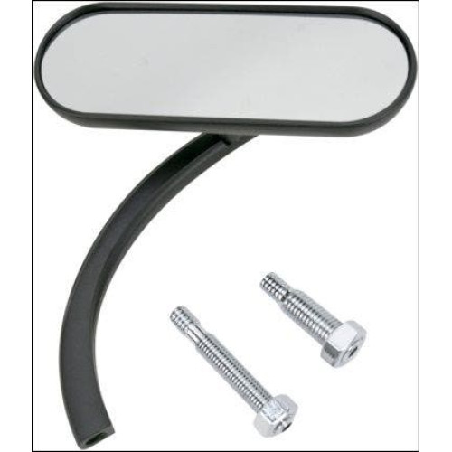 PartzBiz HD: 4423542-Arlen Ness Micro Black Mini Oval Right Side Mirror Harley or Metric EACH | 13-413