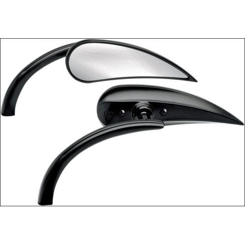 PartzBiz HD: 4423543-Arlen Ness Micro Black RAD II Teardrop Left Side Mirror Harley or Metric EACH | 13-400 PartzBiz HD: 4423543-Arlen Ness Micro Black RAD II Teardrop Left Side Mirror Harley or Metric EACH | 13-400