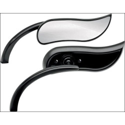 PartzBiz HD AN13-405 - กระจกมองข้างขวา Arlen Ness Micro Black Upswept Harley หรือ Metric EACH | 13-405 PartzBiz HD AN13-405 - กระจกมองข้างขวา Arlen Ness Micro Black Upswept Harley หรือ Metric EACH | 13-405