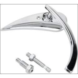 PartzBiz HD AN13-411 - กระจกมองข้างขวา Arlen Ness Micro Chrome RAD II Teardrop Harley or Metric EACH | 13-411 PartzBiz HD AN13-411 - กระจกมองข้างขวา Arlen Ness Micro Chrome RAD II Teardrop Harley or Metric EACH | 13-411