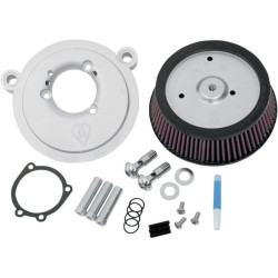 PartzBiz HD AN18-500 - Arlen Ness Stage 1 Big Sucker เครื่องฟอกอากาศ 93-99 Harley Evo Big Twin - สีธรรมชาติ | 18-500