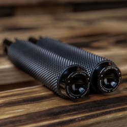 PartzBiz HD ANRC-400-004 - Arlen Ness Rough Crafts Black Knurled Front Foot Pegs Harley Softail 18-Up PartzBiz HD ANRC-400-004 - Arlen Ness Rough Crafts Black Knurled Front Foot Pegs Harley Softail 18-Up