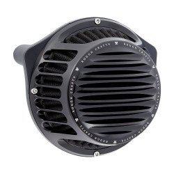 PartzBiz HD ANRC-600-008 - Arlen Ness Rough Crafts เครื่องฟอกอากาศทรงกลมสีดำ Harley Milwaukee Eight 17-Up PartzBiz HD ANRC-600-008 - Arlen Ness Rough Crafts เครื่องฟอกอากาศทรงกลมสีดำ Harley Milwaukee Eight 17-Up