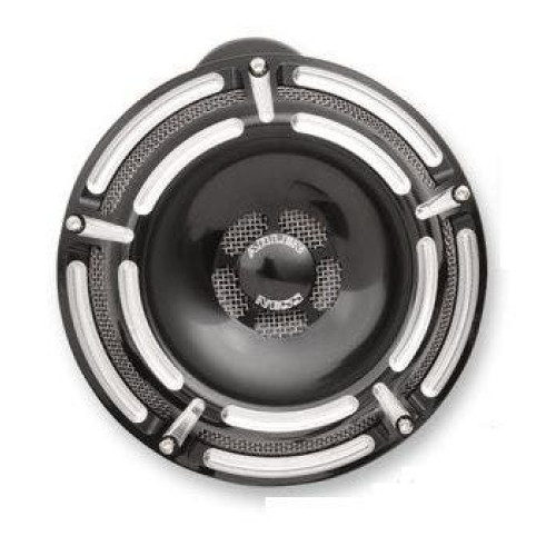 PartzBiz HD: 4423425-Arlen Ness Slot Track Black Cut Horn สำหรับ Harley Universal Fitment 70-202 PartzBiz HD: 4423425-Arlen Ness Slot Track Black Cut Horn สำหรับ Harley Universal Fitment 70-202