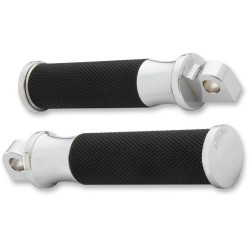 PartzBiz HD AN07-920 - Arlen Ness Smooth Chrome Fusion Male Mount Foot Pegs for Harley or Metric-07-920 PartzBiz HD AN07-920 - Arlen Ness Smooth Chrome Fusion Male Mount Foot Pegs for Harley or Metric-07-920