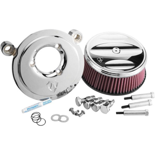 PartzBiz HD: 4423412-Arlen Ness Stage 1 Billet Sucker Air Cleaner Chrome Scallop Cover Harley 08-15 | 18-815 PartzBiz HD: 4423412-Arlen Ness Stage 1 Billet Sucker Air Cleaner Chrome Scallop Cover Harley 08-15 | 18-815