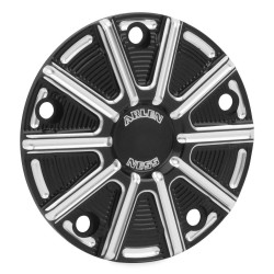 PartzBiz HD AN03-496 - Arlen Ness Tech Black 10 Gauge ฝาครอบไทม์มิ่งจุดระเบิด Harley Twin Cam | 03-496