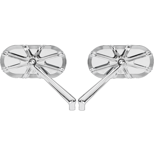 PartzBiz HD: 4423367-Arlenn Ness 13-161 13-163 Chrome Right & Left 10 Gauge Mirrors Harley Universal PAIR 263860 263862 0640-1202 0640-1204 06401202 06401204 PartzBiz HD: 4423367-Arlenn Ness 13-161 13-163 Chrome Right & Left 10 Gauge Mirrors Harley Universal PAIR 263860 263862 0640-1202 0640-1204 06401202 06401204
