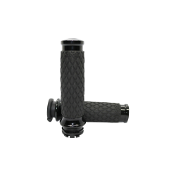 PartzBiz HD AG-DIA-65-ANO-FLY - ปลอกแฮนด์ยาง Avon Black Ano Diamond สำหรับคันเร่ง Harley By Wire | DIA-65-ANO-ฟลาย PartzBiz HD AG-DIA-65-ANO-FLY - ปลอกแฮนด์ยาง Avon Black Ano Diamond สำหรับคันเร่ง Harley By Wire | DIA-65-ANO-ฟลาย
