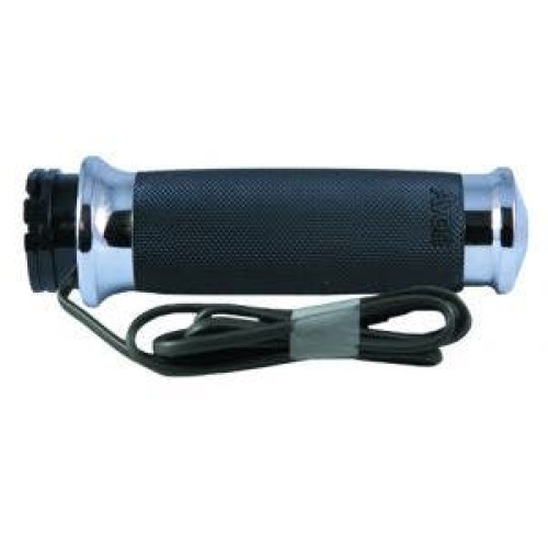 PartzBiz HD: 4423294-Avon Custom Contour Chrome Heated Hand Grips for Harley Cable Models | CC-85-CH-HT PartzBiz HD: 4423294-Avon Custom Contour Chrome Heated Hand Grips for Harley Cable Models | CC-85-CH-HT